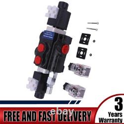 1-Spool 12VDC Hydraulic Control Valve Double Acting HCV-S1x13 13 GPM 3600PSI