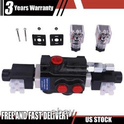 1-Spool 12VDC Hydraulic Control Valve Double Acting HCV-S1x13 13 GPM 3600PSI