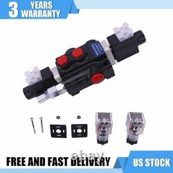 1-Spool 12VDC Hydraulic Control Valve Double Acting HCV-S1x13 13 GPM 3600PSI