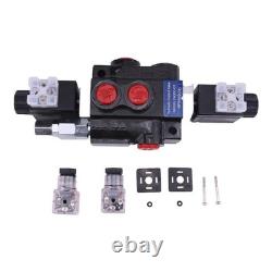1 Spool 12V DC Hydraulic Control Valve Double Acting for Valve 13 GPM 3600 PSI