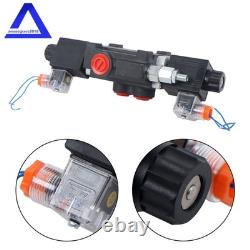 1 Spool, 13 GPM, 12V DC, 3600 PSI, Hydraulic Monoblock Solenoid Control Valve