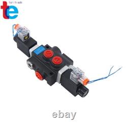 1 Spool 13 GPM 3600 PSI Solenoid 12V DC Hydraulic Control Valve Double Acting
