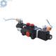 1 Spool 13 GPM 3600 PSI Solenoid 12V DC Hydraulic Control Valve Double Acting