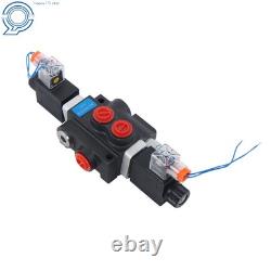 1 Spool 13 GPM 3600 PSI Solenoid 12V DC Hydraulic Control Valve Double Acting