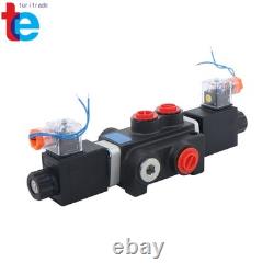 1 Spool 13 GPM 3600 PSI Solenoid 12V DC Hydraulic Control Valve Double Acting