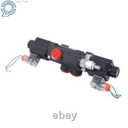 1 Spool 13 GPM 3600 PSI Solenoid 12V DC Hydraulic Control Valve Double Acting
