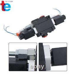1 Spool 13 GPM 3600 PSI Solenoid 12V DC Hydraulic Control Valve Double Acting