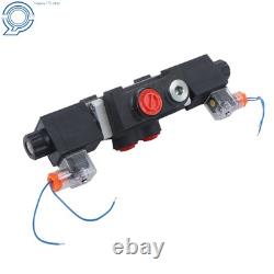 1 Spool 13 GPM 3600 PSI Solenoid 12V DC Hydraulic Control Valve Double Acting