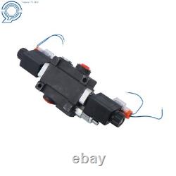 1 Spool 13 GPM 3600 PSI Solenoid 12V DC Hydraulic Control Valve Double Acting