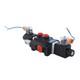 1 Spool 13 GPM Solenoid 12V DC Hydraulic Control Valve Double Acting 3600 PSI
