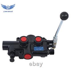 1 Spool 21 GPM Hydraulic Log Splitter Control Valve 4300 PSI Detent release