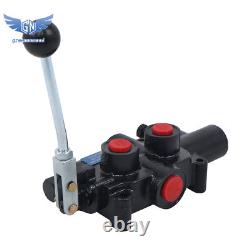 1 Spool 21 GPM Hydraulic Log Splitter Control Valve 4300 PSI Detent release