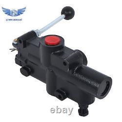 1 Spool 21 GPM Hydraulic Log Splitter Control Valve 4300 PSI Detent release