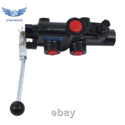 1 Spool 21 GPM Hydraulic Log Splitter Control Valve 4300 PSI Detent release