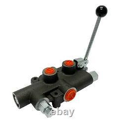 1 Spool 21 GPM Hydraulic Log Splitter Control Valve High Speed with detent NEW