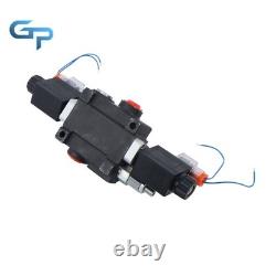 1 Spool 3600PSI 13 GPM Solenoid 12V DC Hydraulic Control Valve Double Acting