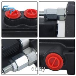 1 Spool 3600PSI 13 GPM Solenoid 12V DC Hydraulic Control Valve Double Acting