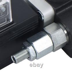 1 Spool 3600 PSI 13 GPM Solenoid Hydraulic Control Valve Double Acting 12V DC