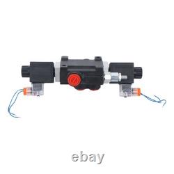 1 Spool 3600 PSI 13 GPM Solenoid Hydraulic Control Valve Double Acting 12V DC