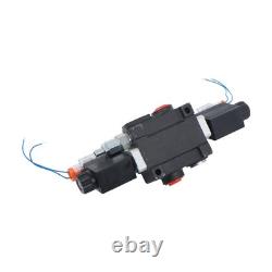 1 Spool 3600 PSI 13 GPM Solenoid Hydraulic Control Valve Double Acting 12V DC