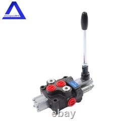 1 Spool 8 GPM 3500 PSI Hydraulic Control Valve Double Acting Adjustable