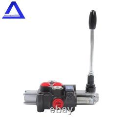 1 Spool 8 GPM 3500 PSI Hydraulic Control Valve Double Acting Adjustable