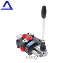 1 Spool 8 GPM 3500 PSI Hydraulic Control Valve Double Acting Adjustable