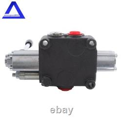 1 Spool 8 GPM 3500 PSI Hydraulic Control Valve Double Acting Adjustable