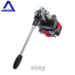 1 Spool 8 GPM 3500 PSI Hydraulic Control Valve Double Acting Adjustable