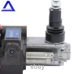 1 Spool 8 GPM 3500 PSI Hydraulic Control Valve Double Acting Adjustable