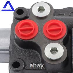 1 Spool 8 GPM 3500 PSI Hydraulic Control Valve Double Acting Adjustable