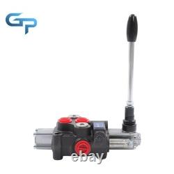 1 Spool Double Acting Hydraulic Valve SAE 8 Ports 8 GPM 3500PSI Heavy Duty
