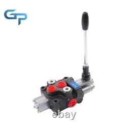 1 Spool Double Acting Hydraulic Valve SAE 8 Ports 8 GPM 3500PSI Heavy Duty