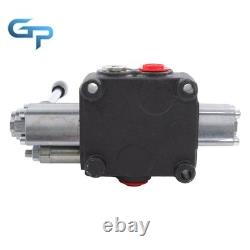 1 Spool Double Acting Hydraulic Valve SAE 8 Ports 8 GPM 3500PSI Heavy Duty