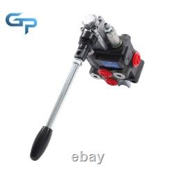 1 Spool Double Acting Hydraulic Valve SAE 8 Ports 8 GPM 3500PSI Heavy Duty