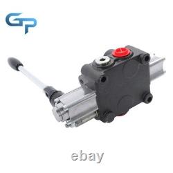 1 Spool Double Acting Hydraulic Valve SAE 8 Ports 8 GPM 3500PSI Heavy Duty