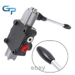 1 Spool Double Acting Hydraulic Valve SAE 8 Ports 8 GPM 3500PSI Heavy Duty