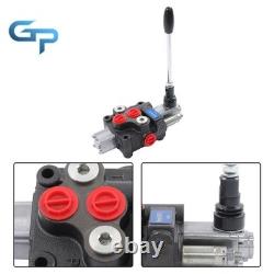 1 Spool Double Acting Hydraulic Valve SAE 8 Ports 8 GPM 3500PSI Heavy Duty