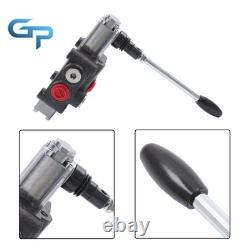 1 Spool Double Acting Hydraulic Valve SAE 8 Ports 8 GPM 3500PSI Heavy Duty