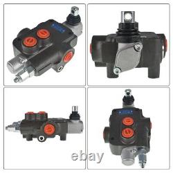 1 Spool Hydraulic Directional Control Valve 21 GPM Motors Spool Double Acting