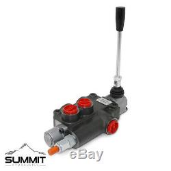 1 Spool Hydraulic Directional Control Valve, Double Acting, 21 GPM, SAE Ports
