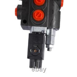1 Spool Solenoid 12V DC 13 GPM 3600 PSI Hydraulic Control Valve Double Acting