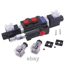 1 Spool Solenoid 12V DC Hydraulic Control Valve Double Acting 13 GPM 3600 PSI