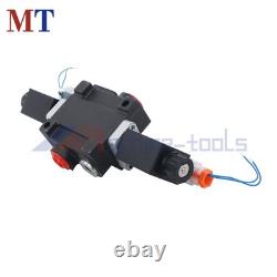1 Spool Solenoid 12V DC Solenoids Hydraulic Control Valve Double Acting 3600 PSI
