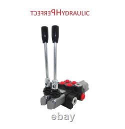 1x FLOATING spool 2 Bank Hydraulic Directional Control Valve 11gpm 40L 1x DA ex
