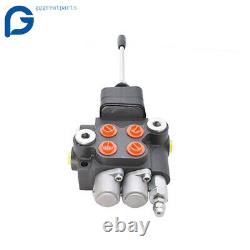 21GPM 2 Spool Hydraulic Directional Control Valve for Tractor Loader withJoystick