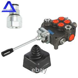21GPM 2 Spool withconversion plug Hydraulic Directional Control Valve withJoystick