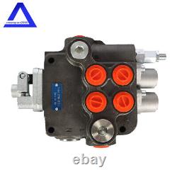 21GPM 2 Spool withconversion plug Hydraulic Directional Control Valve withJoystick