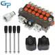 21GPM Hydraulic Backhoe Directional Control Valve 6 Spool WithJoysticks/Conversion