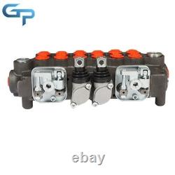 21GPM Hydraulic Backhoe Directional Control Valve 6 Spool WithJoysticks/Conversion